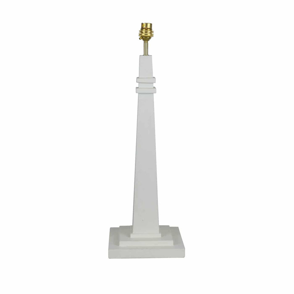 Becca Table Lamp Base - Shell White