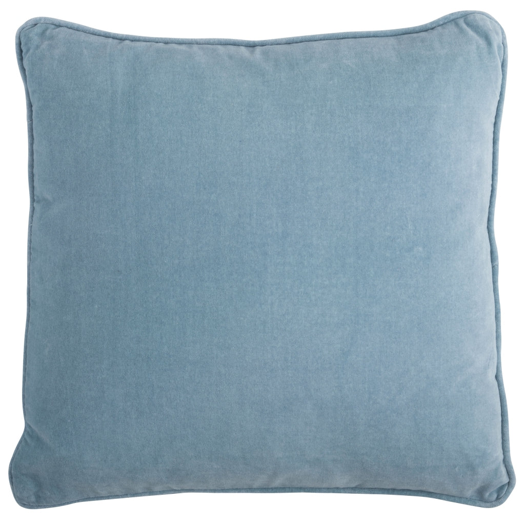 Dusty Blue Velvet Cushion Cover 50x50cm